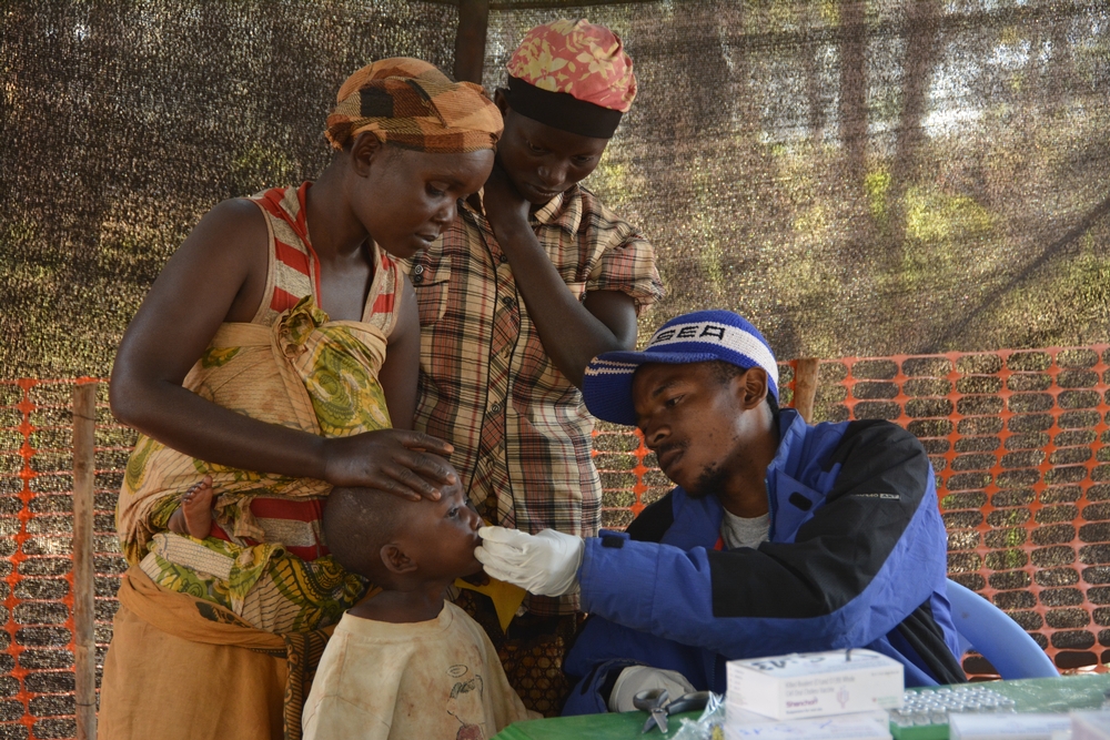 지난 7월 27일 진행된 니아루구수 콜래레 예방접종 캠페인. ⓒLouise Annaud/MSF