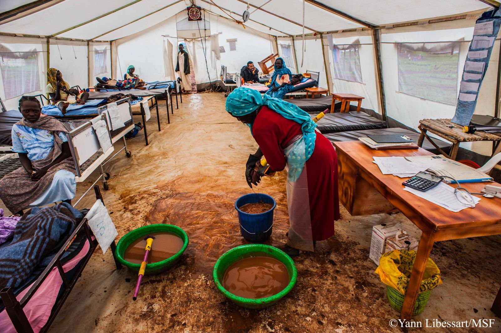 국경없는의사회가 수단 난민을 대상으로 의료지원을 하고 있는 에티오피아 밤바시(Bambasi)난민캠프