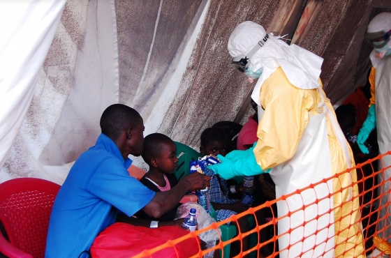 시에라리온에 위치한 국경없는의사회 에볼라 치료센터 ©Fathema Murtaza